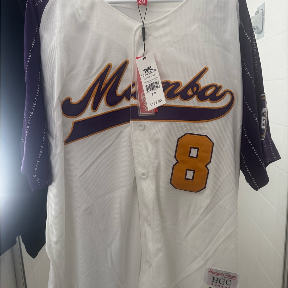 Mamba Kobe Baseball Jersey 2XL